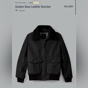 Men's Black Bomber Jacket